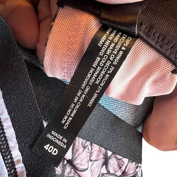 Torrid Curve 40D Perfect T-Shirt Bra & L Second Skin Panty Set Pink Butterfly - Picture 8 of 9